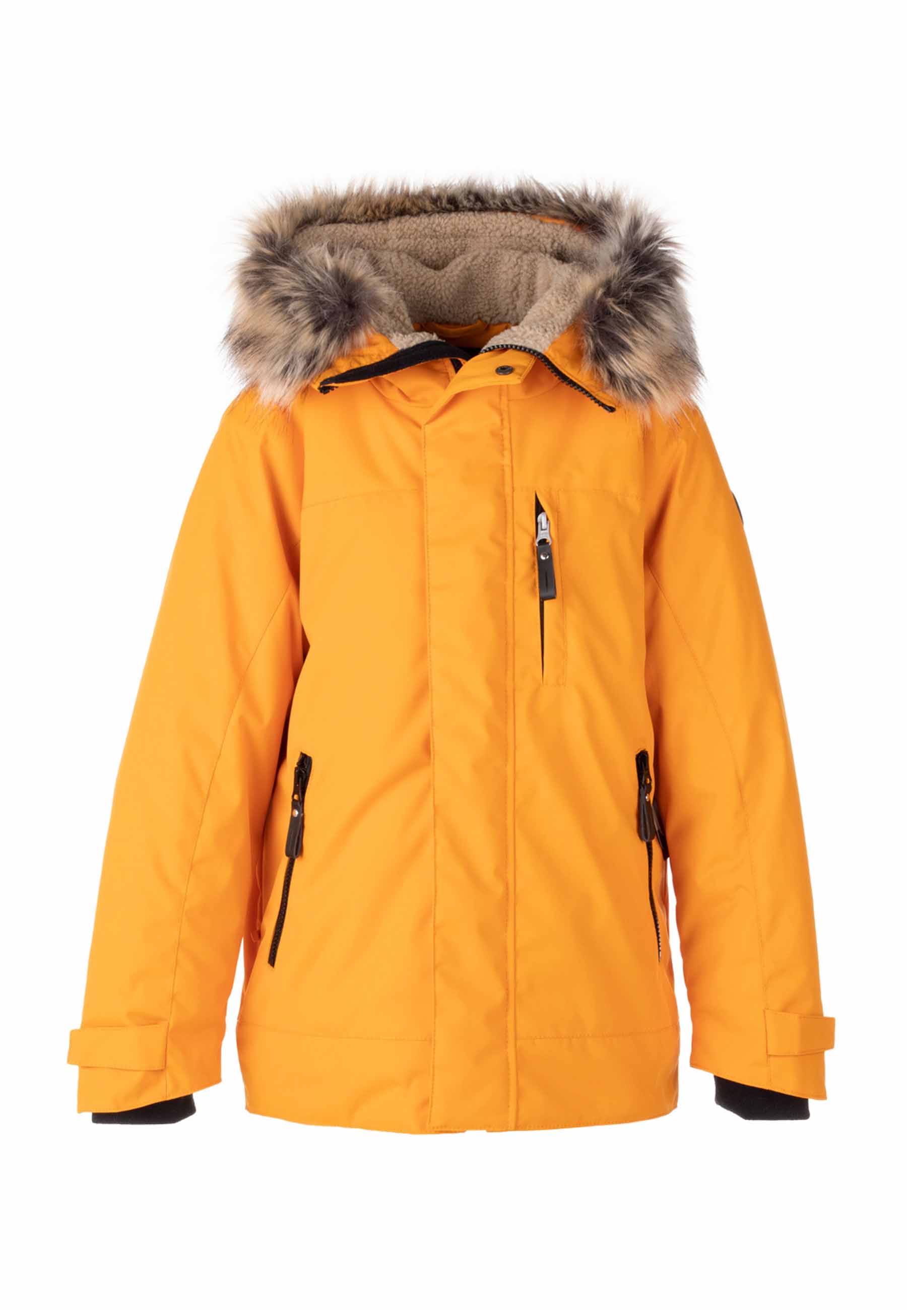 Dziecięca kurtka zimowa Lenne dla chłopców czarny, czerwony